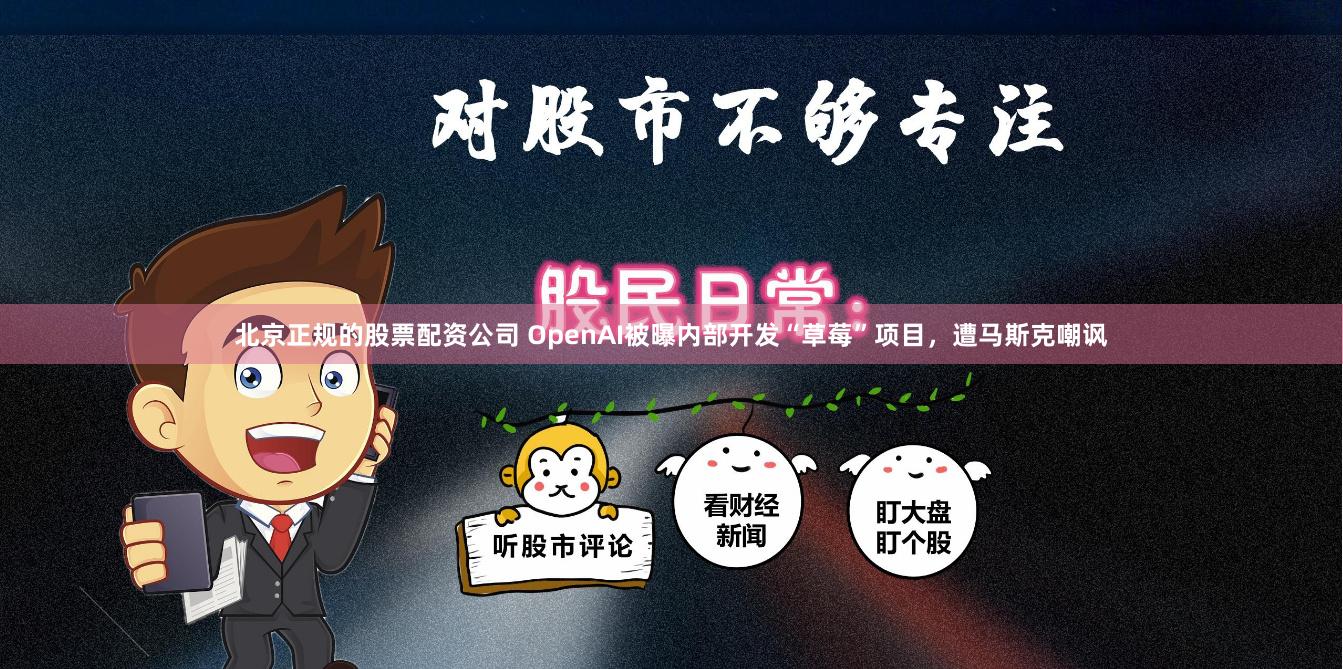 北京正规的股票配资公司 OpenAI被曝内部开发“草莓”项目，遭马斯克嘲讽