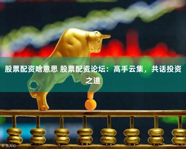 股票配资啥意思 股票配资论坛：高手云集，共话投资之道