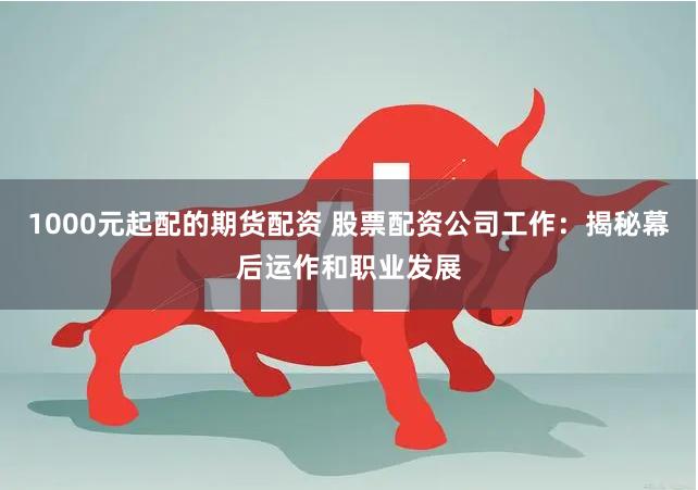 1000元起配的期货配资 股票配资公司工作：揭秘幕后运作和职业发展